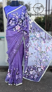 Handpaint Muslin Saree 